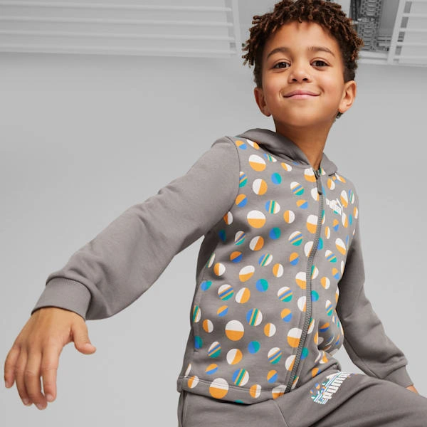 Bluza z kapturem PUMA ESS+ SUMMER CAMP dla małych odkrywców idealna na lato pełne przygód kolorów i radości